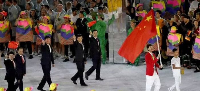 刘潭服装：饿了吗？中国奥运健儿运动服装很中国
