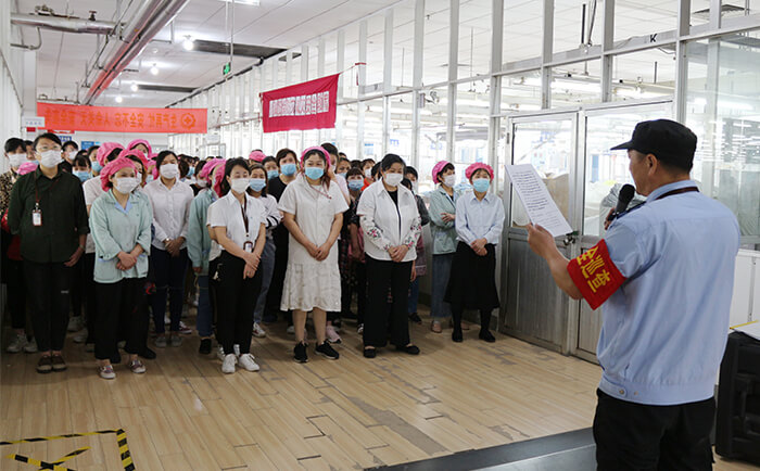 刘潭服装厂组织开展防灾减灾宣传教育活动