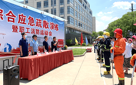 刘潭服装：以赛促练提升灭火和逃生自救能力