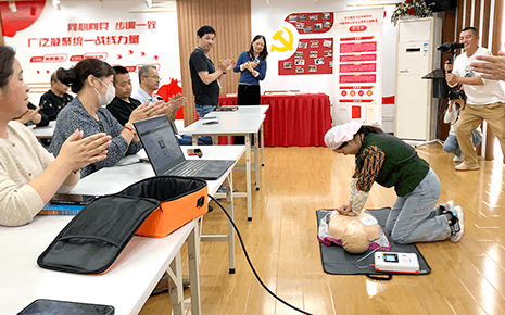 守护生命 提升应急救护水平丨刘潭服装开展应急救护培训