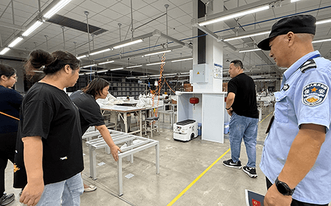 刘潭服装：放假期间安全检查不松懈