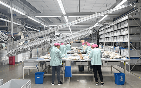 刘潭服装持续推进生产智能化升级改造