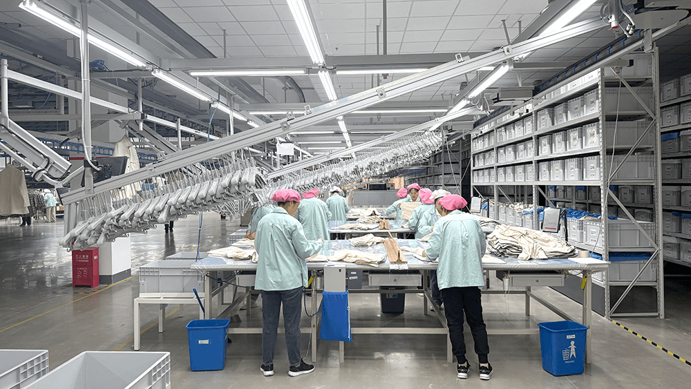 刘潭服装持续推进生产智能化升级改造