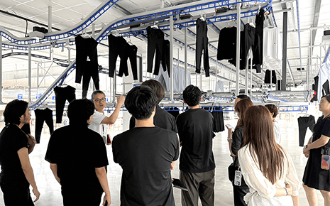 实地察产线 交流促共赢｜重要客户莅临刘潭服装针织新车间参观指导