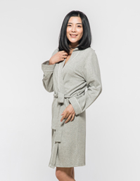 女式针织睡袍 女式针织睡袍
